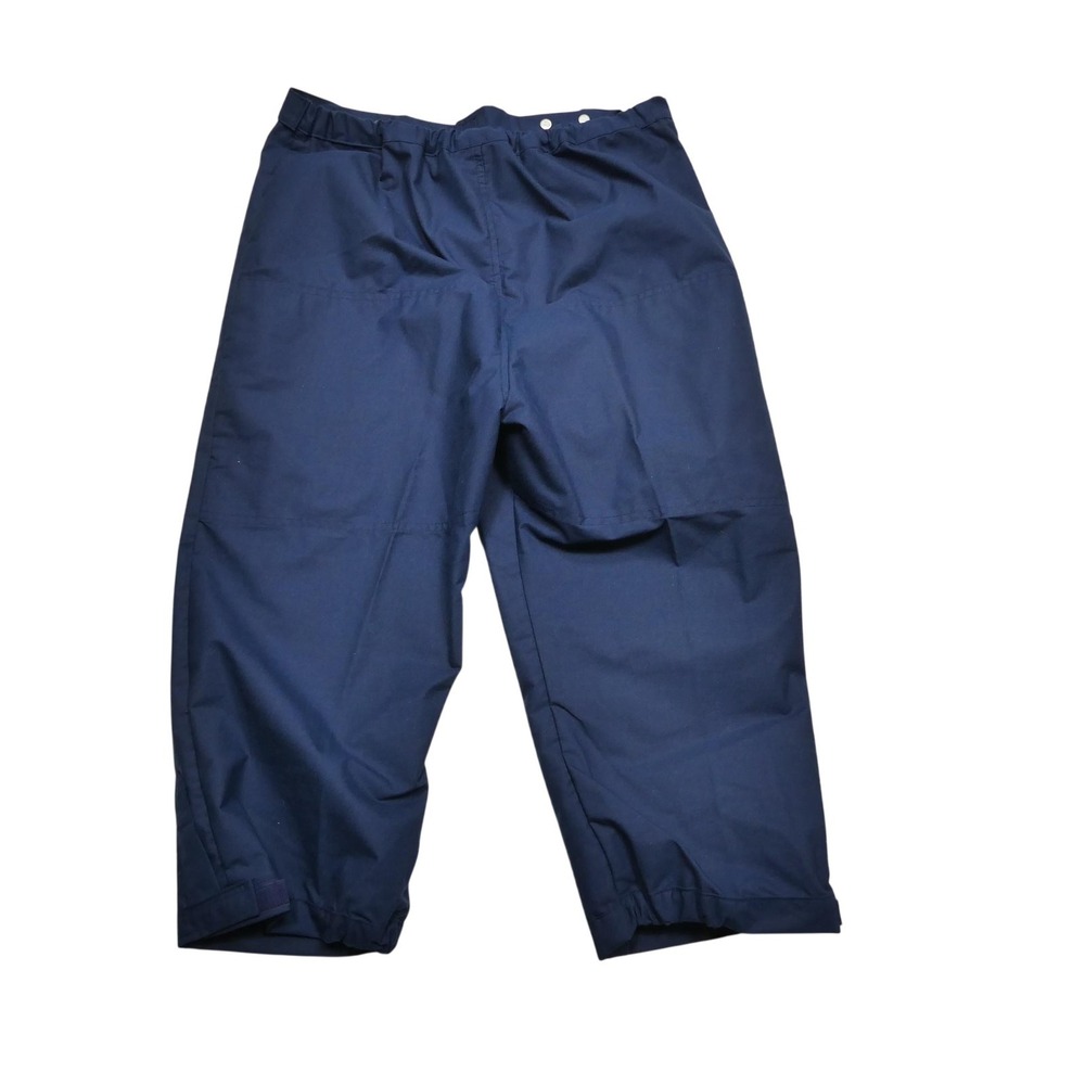 Vintage Chalet Pants Mens Medium Blue‎ Ski Snow Elastic Waist Pockets Winter